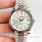 NEW UPGRADED Rolex Datejust II 41mm Silver Dial Jubilee Strap Watch V3